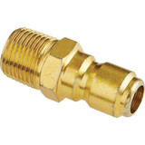 Forney 3/8 In. Male Quick Connect Pressure Washer Plug 75136