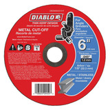 Diablo Type 1 6 In. x 0.045 In. x 7/8 In. Metal Cut-Off Wheel DBD060045101F