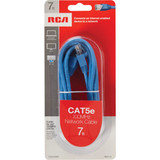 RCA 7 Ft. CAT-5 Blue Network Cable