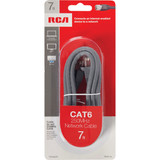 RCA 7 Ft. CAT-6 Gray Network Cable