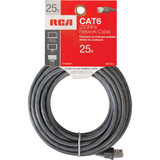 RCA 25 Ft. CAT-6 Gray Network Cable