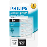 Philips 18W Clear Wedge T5 Incandescent Special Purpose Light Bulb (4-Pack)