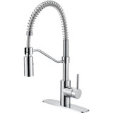 Home Impressions 1-Handle Lever Commercial Pull-Down Kitchen Faucet, Chrome
