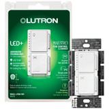 Lutron Maestro White Dimmer & Fan Control Switch MACL-LFQH-WH 502611