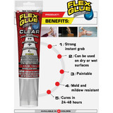 Flex Glue .75 Oz. White Multi-Purpose Adhesive GFSWHTMINI 793768