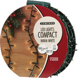 Lumineo Warm White 1000-Bulb LED Compact Light Set with Dark Green Wire 9781647 900344