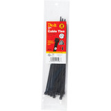 Do it 7 In. x 0.189 In. Black Molded Nylon Weather Resistant Cable Tie (20-Pack)