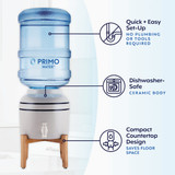 Primo Water Ceramic Bottled Water Cooler Dispenser