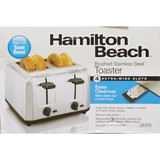 Hamilton Beach 4-Slice Brushed Stainless Steel Toaster