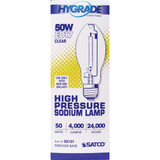 Satco 50W Clear ED17 Medium High-Pressure Sodium High-Intensity Light Bulb