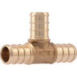 SharkBite 1/2 In. x 1/2 In. x 1/2 In. Barb Brass PEX Tee (10-Pack) UC362LFA10