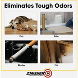 Zinsser Odor Killing Water-Based Interior Primer, White, 1 Qt. 307648 771804