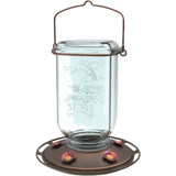 More Birds 25 Oz. Glass Mason Jar Hummingbird Feeder 68-MAS