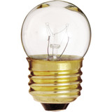 Satco 7.5W Clear Medium Base S11 Incandescent Light Bulb S3794