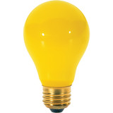 Satco 60W Yellow Medium A19 Incandescent Bug Light Bulb (2-Pack) S3938