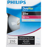 Philips DuraMax 25W Frosted Soft White Medium G25 Incandescent Globe Light Bulb