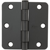 National 3 In. Oil Rubbed Bronze 1/4 In. Radius Door Hinge