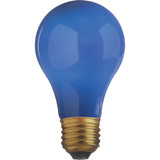Satco 25W Ceramic Blue Medium A19 Incandescent Party Light Bulb  S6092