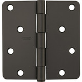 National Hardware 4 In. x 1/4 In. Radius Oil Rubbed Bronze Door Hinge