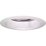 Halo Air-Tite 6 In. White Baffle w/Clear Reflector Recessed Fixture Trim 30WATH