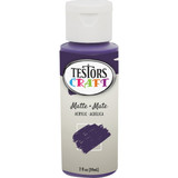 Testors 2 Oz. Acrylic Matte Craft Paint, Plum