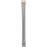 Kenney Ashby 28 In. To 48 In. 7/16 In. Satin Silver Standard Cafe Rod