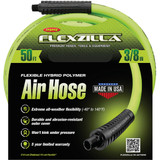 Flexzilla 3-8 In. x 50 Ft. Polymer-Blend Air Hose with 1-4 In. MNPT Fittings HFZ3850YW2 570405