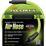 Flexzilla 3-8 In. x 100 Ft. Polymer-Blend Air Hose with 1-4 In. MNPT Fittings HFZ38100YW2 594119