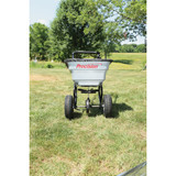 Precision 75 Lb. Self-Lubricating Push Broadcast Spreader with Cover
