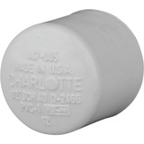 Charlotte Pipe 1/2 In. Schedule 40 Pressure Slip PVC Cap PVC 02116  0600HA