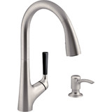 Kohler Malleco 1-Handle Lever Pull-Down Kitchen Faucet, Stainless R562-SD-VS
