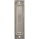 National 8 In. Satin Nickel Flush Barn Door Pull N187024