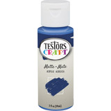 Testors 2 Oz. Acrylic Matte Craft Paint, Royal Blue