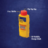 Irwin STRAIT-LINE 8 Oz. Orange Hi-Visibility Chalk Line Chalk