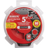 Diablo 50pk 5" 80g Sanding Disc DCD050080H50G