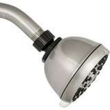 Waterpik PowerPulse Massage 6-Spray 1.8 GPM Fixed Showerhead, Brushed Nickel XAS-619E 403506