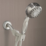 Waterpik PowerSpray 5-Spray 1.8 GPM Handheld Shower, Brushed Nickel