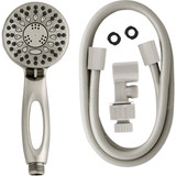 Waterpik PowerSpray 5-Spray 1.8 GPM Handheld Shower, Brushed Nickel TRS-559E 403561