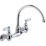 Peerless Claymore 2 Handle Wall Mount Kitchen Faucet P299305LF