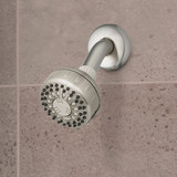 Waterpik PowerSpray+ 5-Spray 1.8 GPM Fixed Showerhead, Brushed Nickel