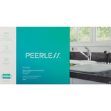 Peerless 1-Handle Lever Kitchen Faucet with Black Side Spray, Chrome