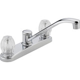 Peerless 2-Handle Knob Kitchen Faucet, Chrome P220LF