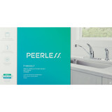 Peerless 1-Handle Lever Kitchen Faucet with Side Spray, Chrome