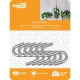 National Hardware 1 In. Zinc Heavy Open S Hook (6 Ct.)
