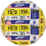 Romex 250 Ft. 12/2 Solid Yellow NMW/G Electrical Wire