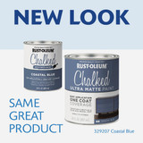 Rust-Oleum Chalked Ultra Matte Coastal Blue 30 Oz. Chalk Paint
