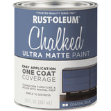 Rust-Oleum Chalked Ultra Matte Coastal Blue 30 Oz. Chalk Paint 329207 777085