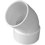 IPEX Canplas 3 In. SDR 35 45 Deg. PVC Sewer and Drain Street Elbow (1/8 Bend)