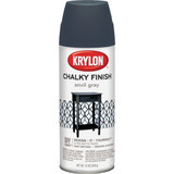 Krylon CHALKY FINISH 12 Oz. Ultra Matte Chalk Spray Paint, Anvil Gray K04104007