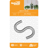 National Hardware 2-1/2 In. Zinc Heavy Open S Hook